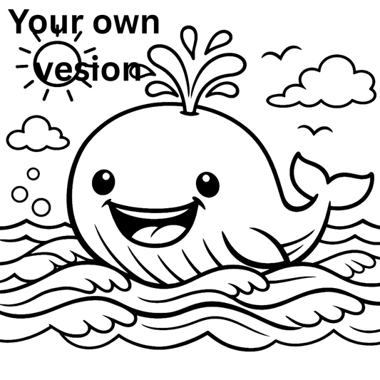 coloring page of ocean animals
